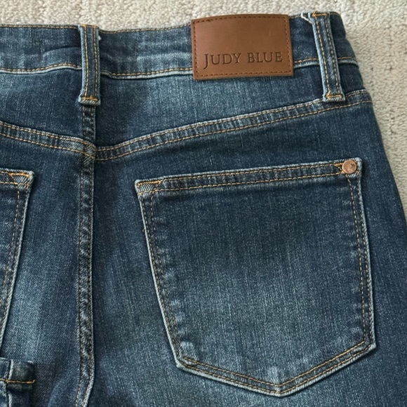 Judy Blue Los Angeles Cropped Wide Leg Jeans Size 5/27 Excellent Condition - Picture 8 of 10